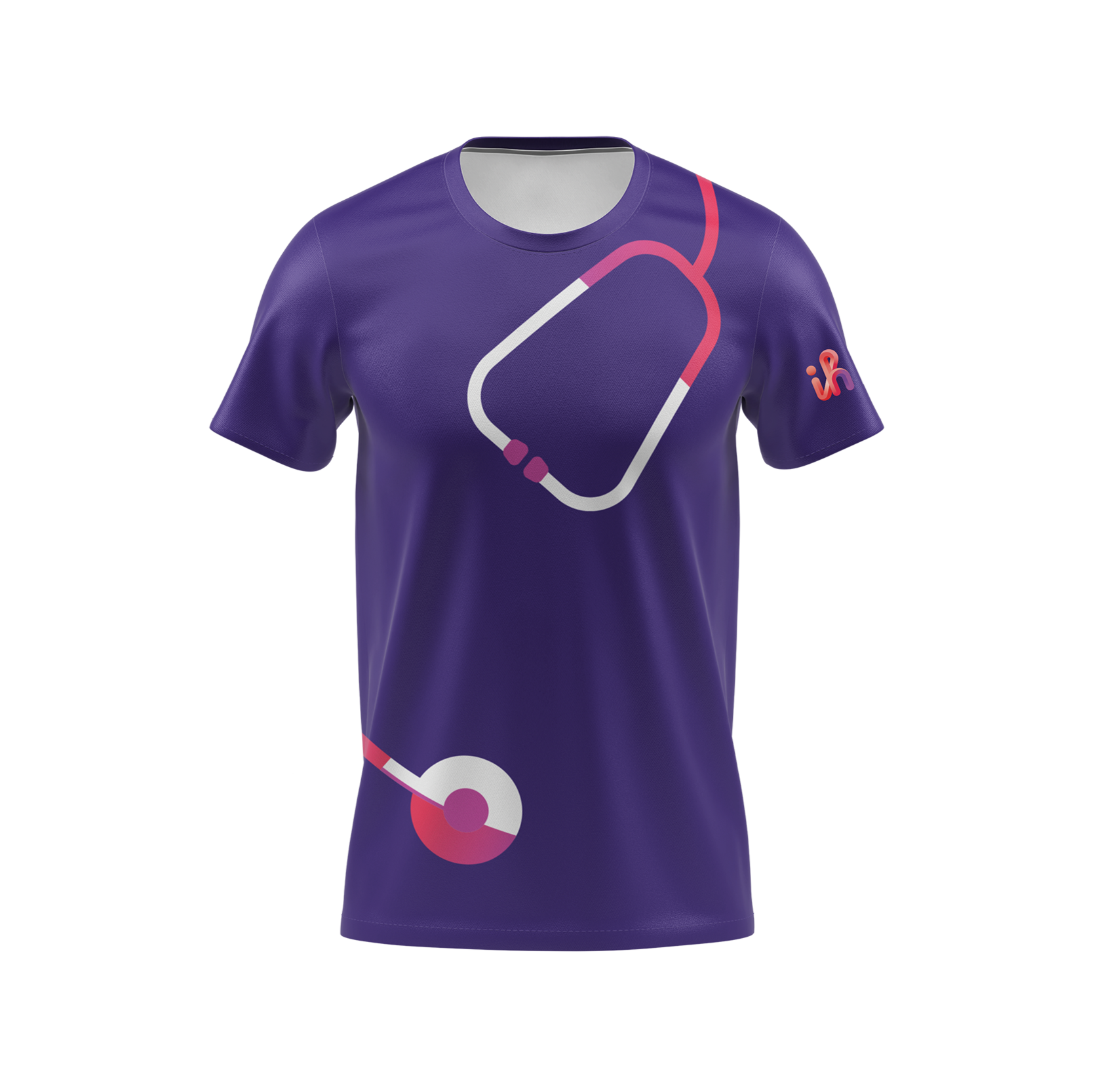 Sublimated Tee Stethescope Dark Purple 